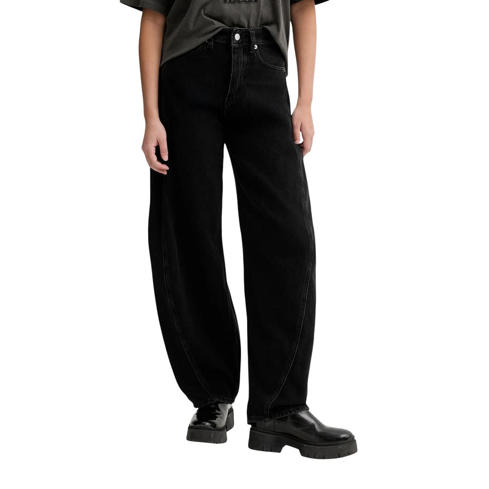 Schwarze Bootcut-Jeans aus recycelter Baumwolle Tommy Hilfiger Jeans