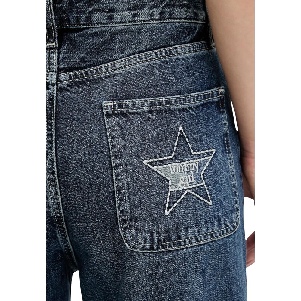 Blaue Baumwoll-Mom-Jeans Tommy Hilfiger Jeans