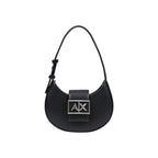 Schwarze Handtasche aus Polyester Armani Exchange
