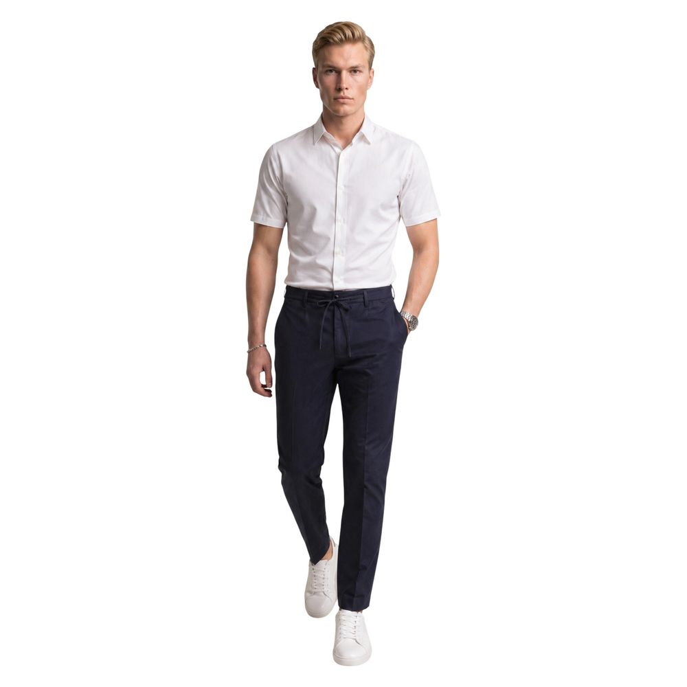 Weißes Polyamid-Shirt mit kurzen Ärmeln Armani Exchange