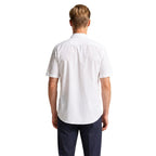 Weißes Polyamid-Shirt mit kurzen Ärmeln Armani Exchange
