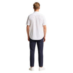 Weißes Polyamid-Shirt mit kurzen Ärmeln Armani Exchange