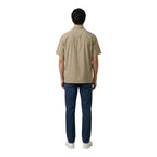 Beige Baumwoll-Shirt mit kurzen Ärmeln Armani Exchange