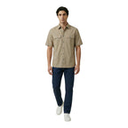Beige Baumwoll-Shirt mit kurzen Ärmeln Armani Exchange