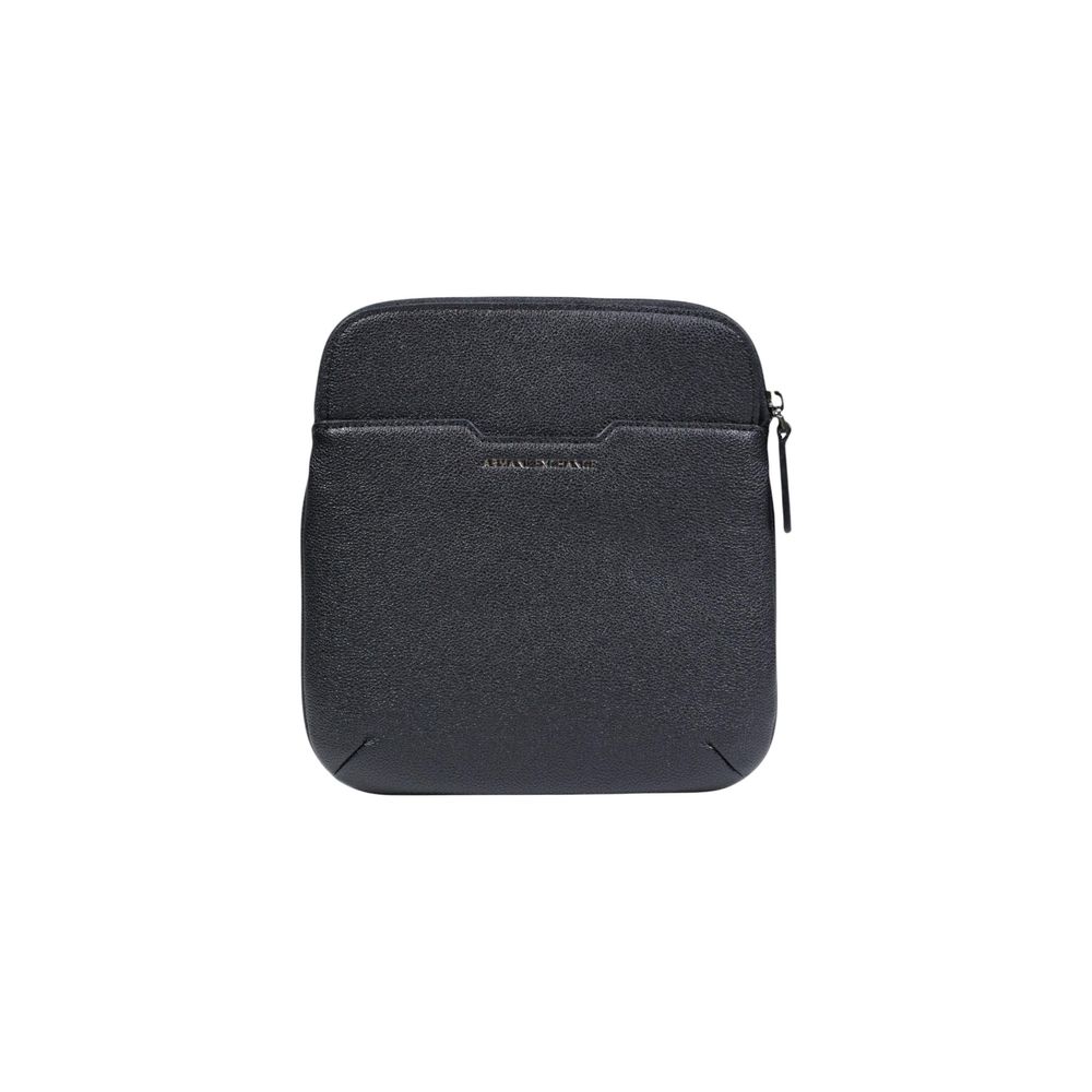 Schwarze Polyester-Messenger-Tasche Armani Exchange