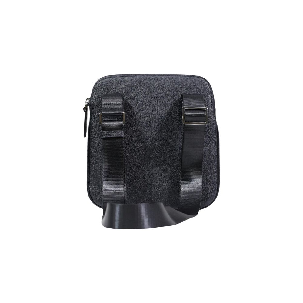 Schwarze Polyester-Messenger-Tasche Armani Exchange