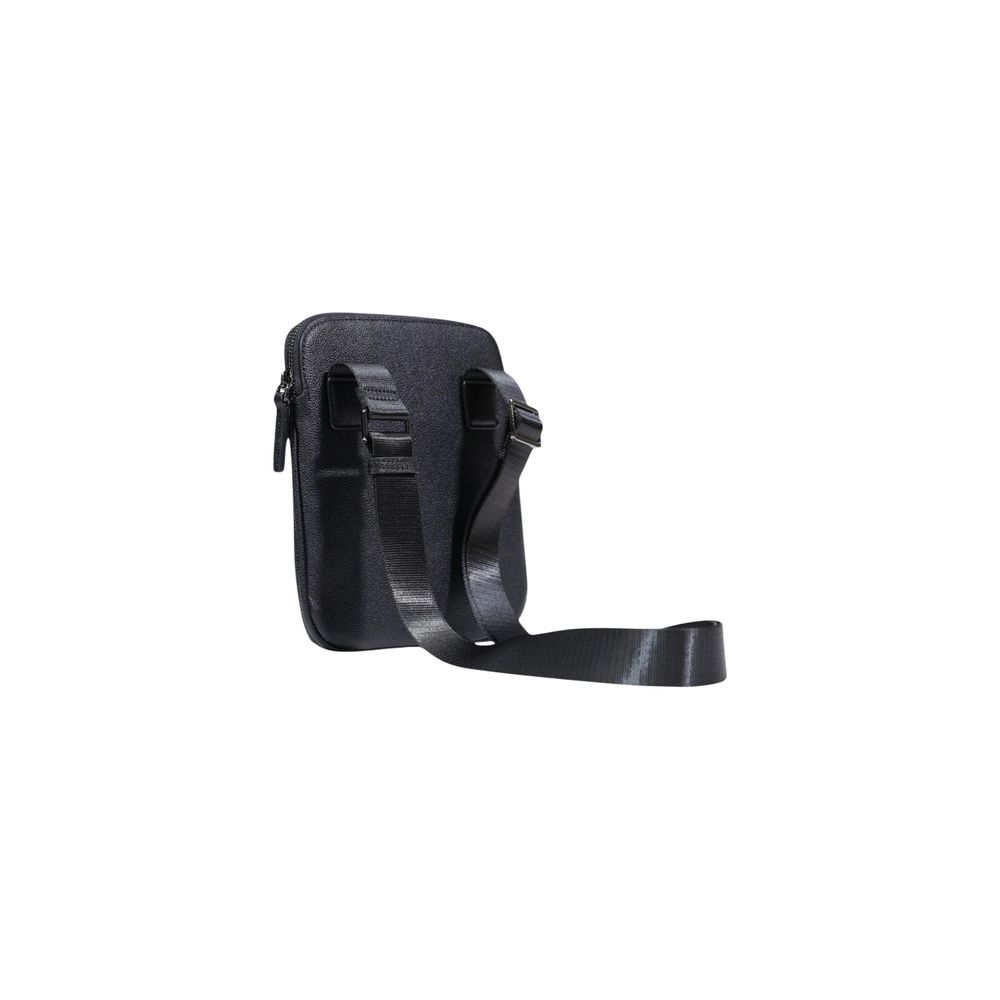 Schwarze Polyester-Messenger-Tasche Armani Exchange