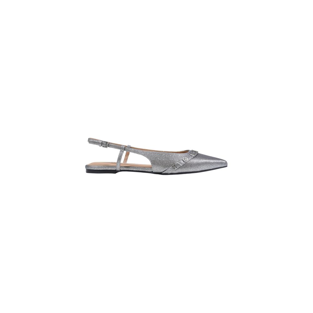 Graue Plateau-Pumps aus Polyester Guess
