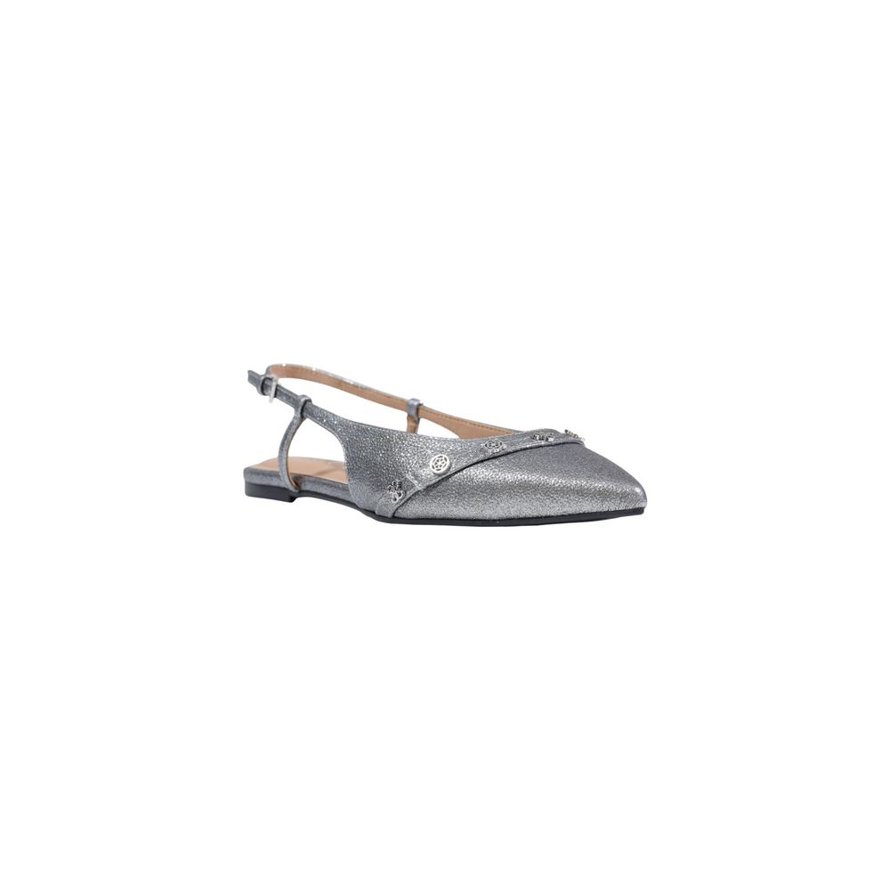 Graue Plateau-Pumps aus Polyester Guess