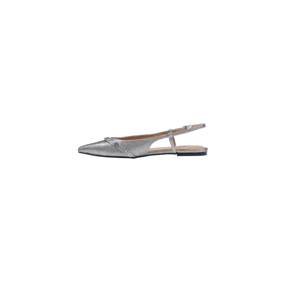 Graue Plateau-Pumps aus Polyester Guess