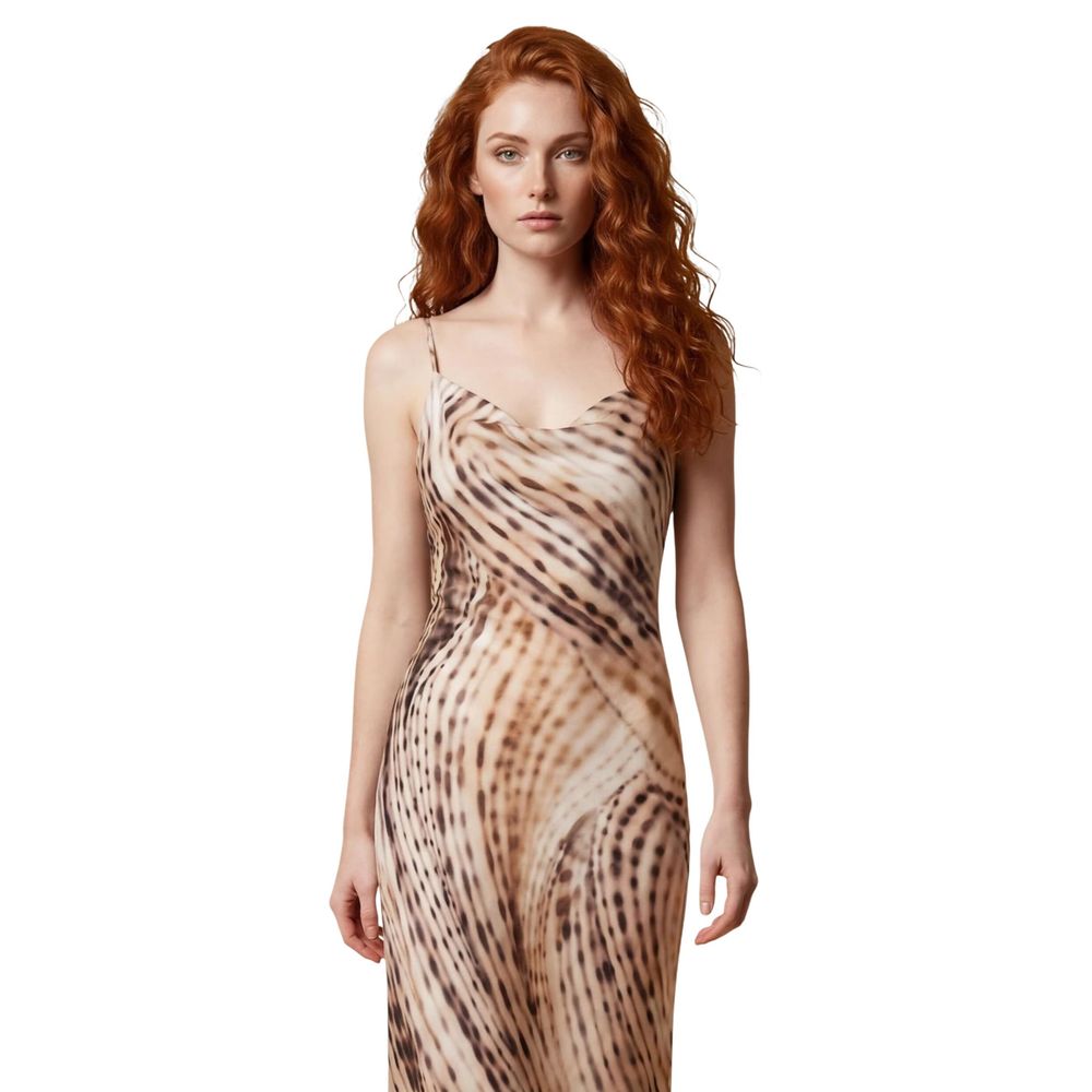 Mehrfarbiges Lyocell-Maxikleid Guess