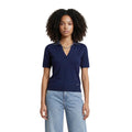 Blaues Woll-T-Shirt Guess
