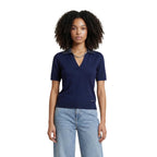 Blaues Woll-T-Shirt Guess