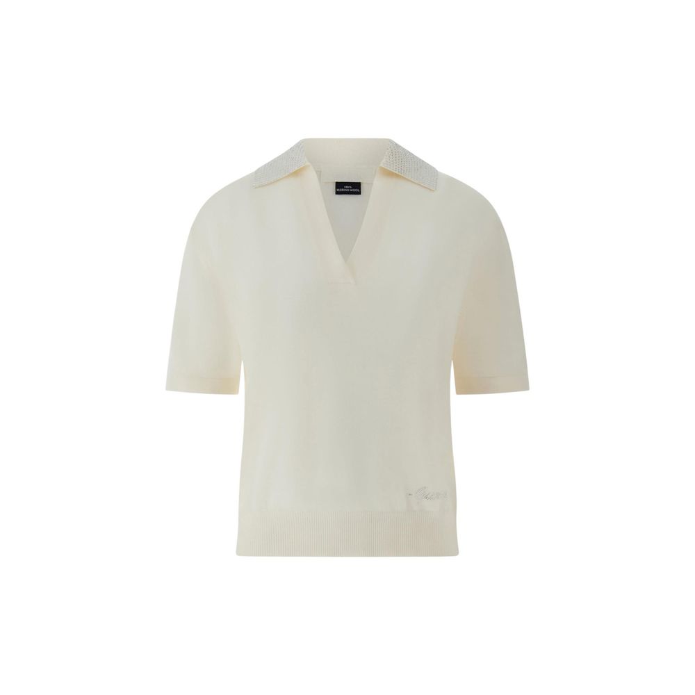 Beige Woll-T-Shirt Guess