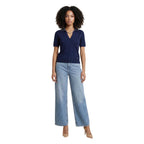 Blaues Woll-T-Shirt Guess