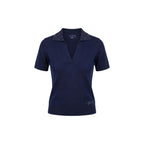 Blaues Woll-T-Shirt Guess
