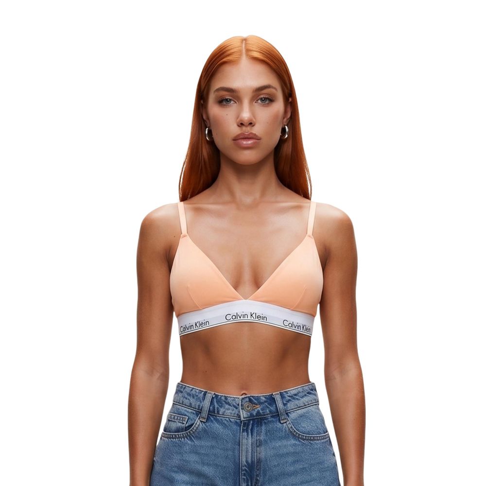 Orange Baumwoll-BH Calvin Klein Underwear