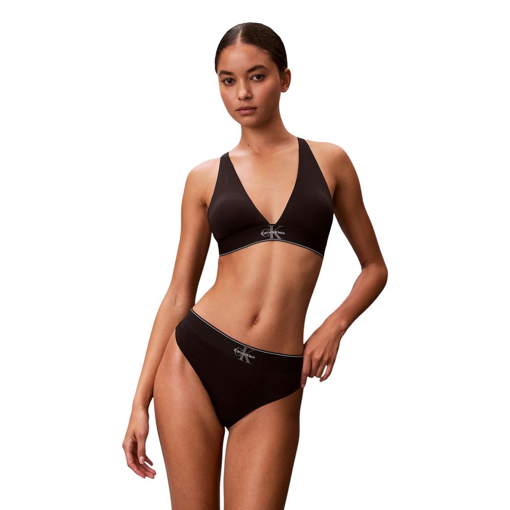 Schwarzer Slip aus recyceltem Polyester Calvin Klein Underwear