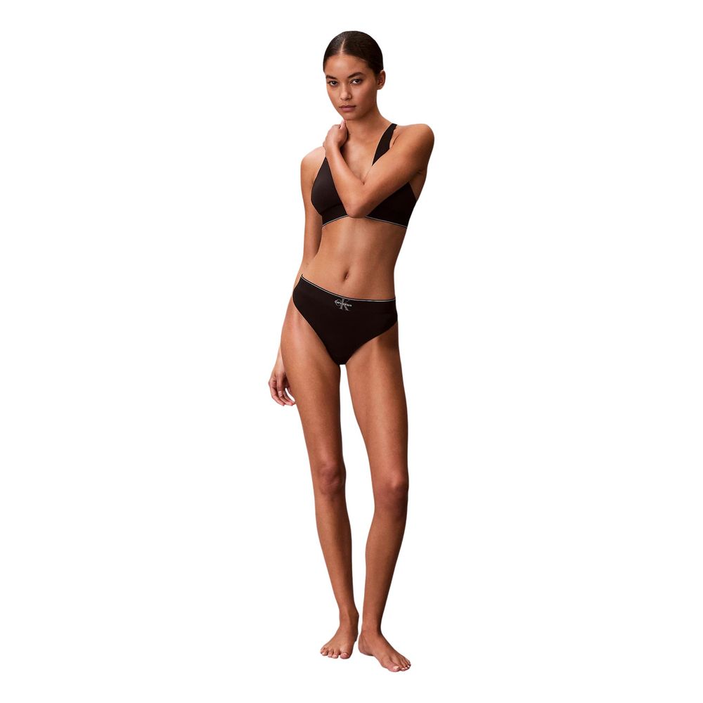 Schwarzer Slip aus recyceltem Polyester Calvin Klein Underwear