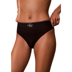 Schwarzer Slip aus recyceltem Polyester Calvin Klein Underwear