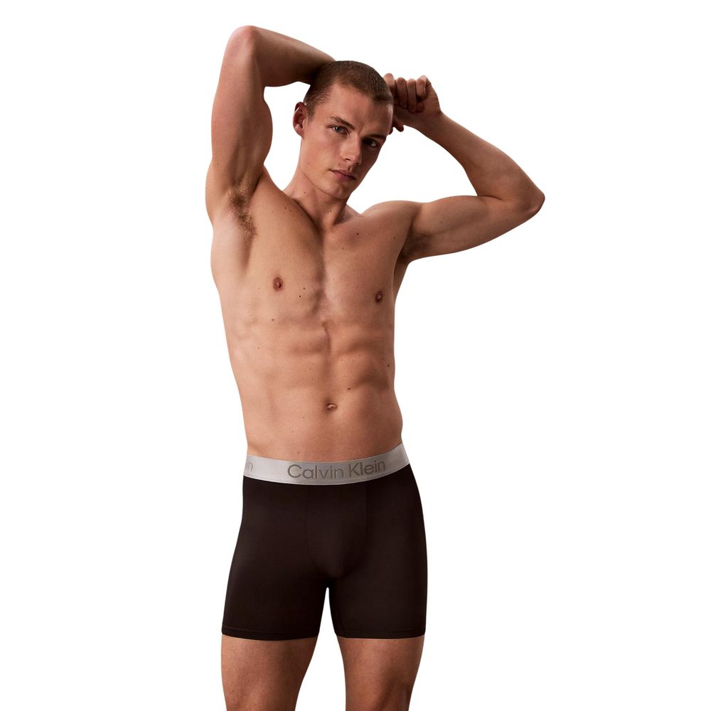 Schwarze und weiße Boxershorts aus recyceltem Polyester Calvin Klein Underwear