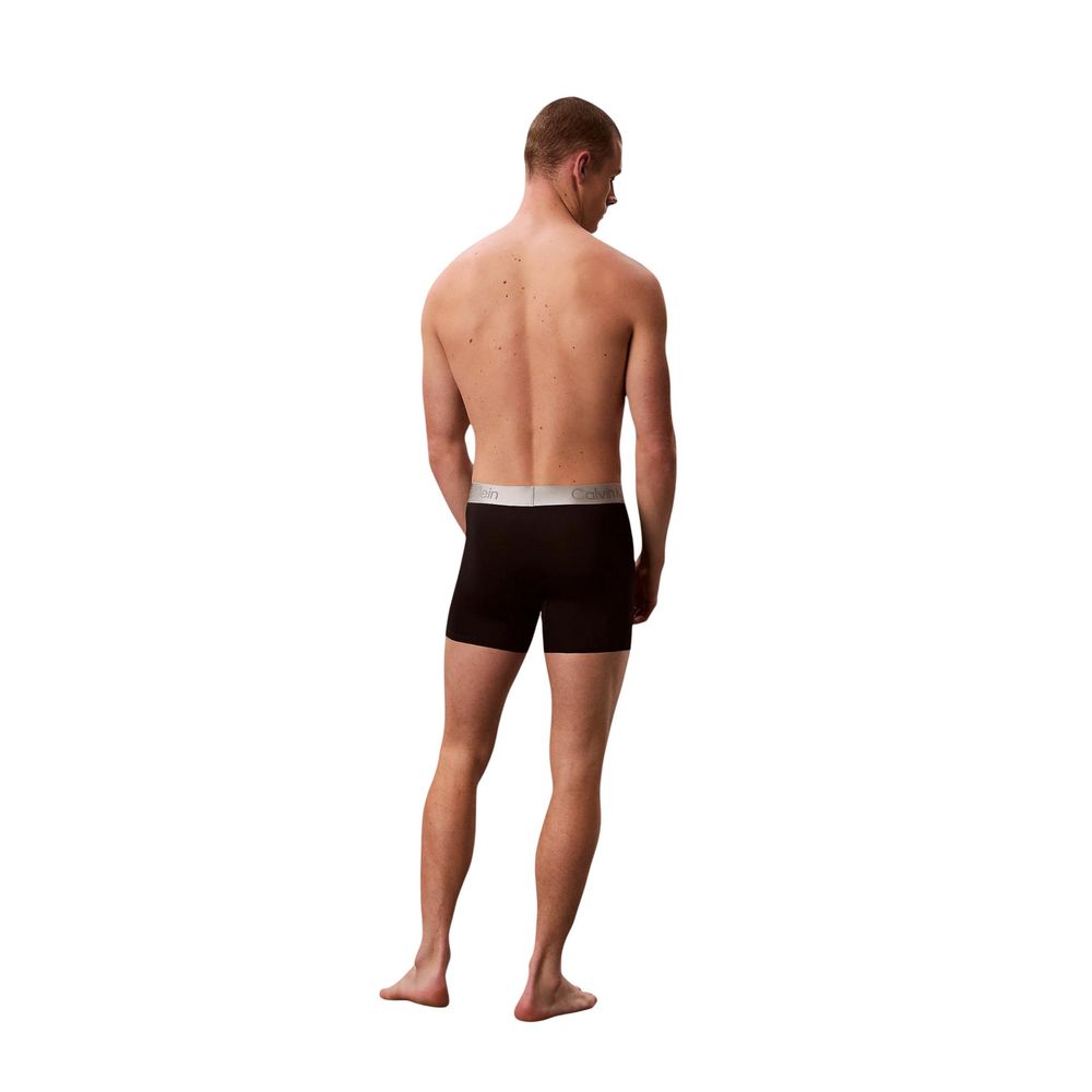 Schwarze und weiße Boxershorts aus recyceltem Polyester Calvin Klein Underwear