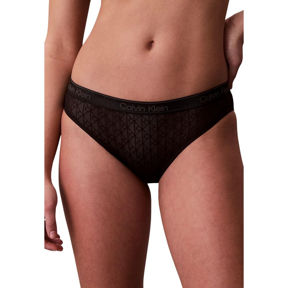 Schwarze Nylon-Panty Calvin Klein Underwear