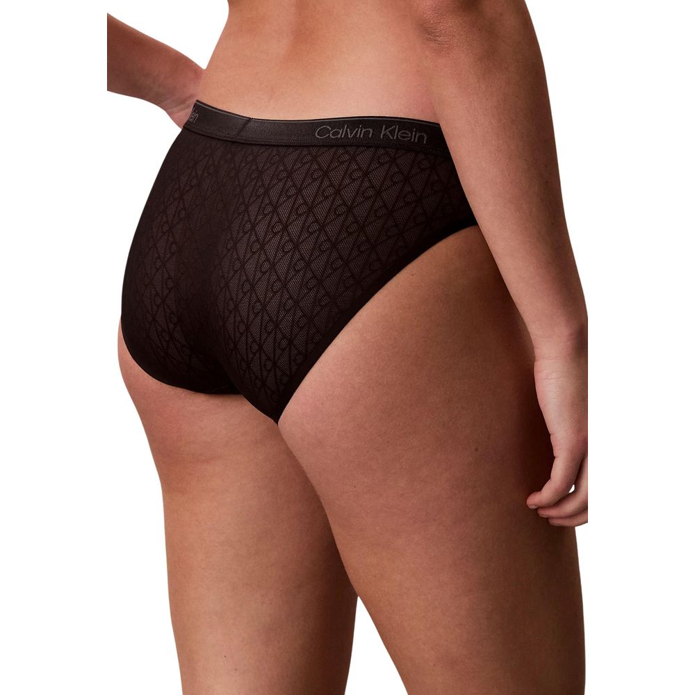 Schwarze Nylon-Panty Calvin Klein Underwear