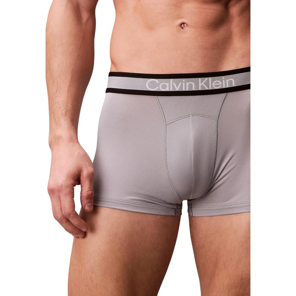 Graue Boxershorts aus recyceltem Polyester Calvin Klein Underwear