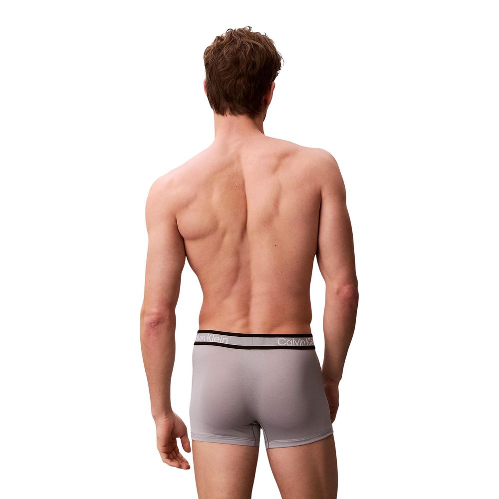 Graue Boxershorts aus recyceltem Polyester Calvin Klein Underwear
