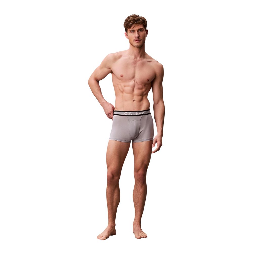 Graue Boxershorts aus recyceltem Polyester Calvin Klein Underwear