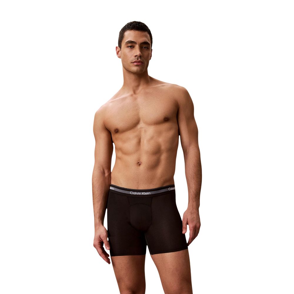 Schwarze Boxershorts aus recyceltem Polyester Calvin Klein Underwear
