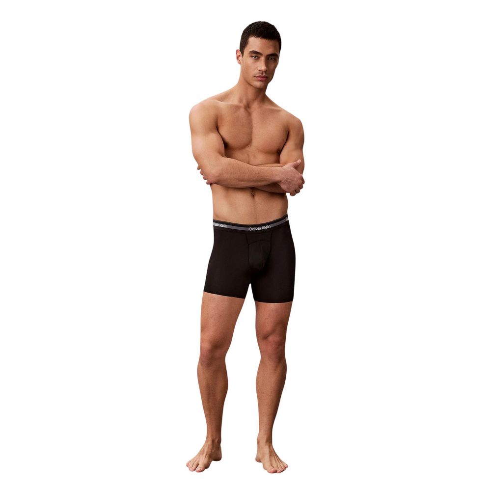 Schwarze Boxershorts aus recyceltem Polyester Calvin Klein Underwear