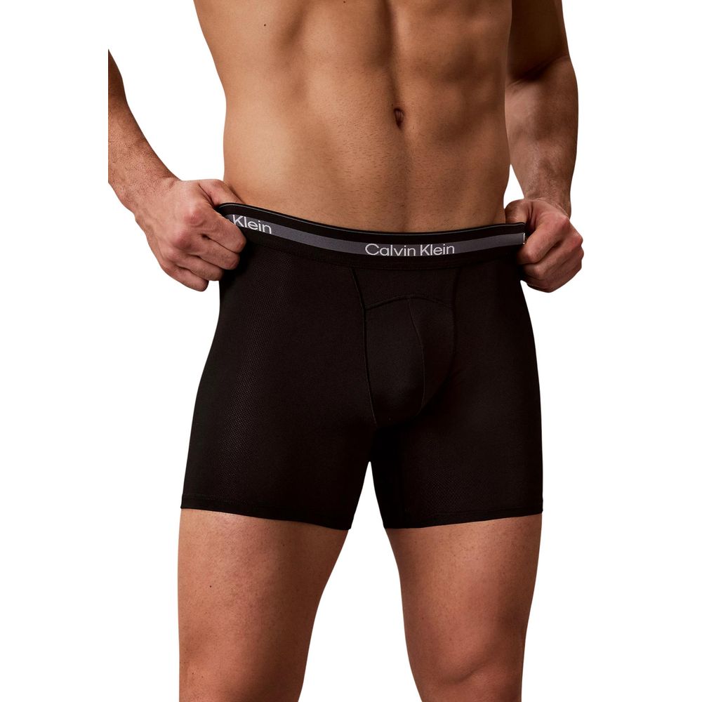 Schwarze Boxershorts aus recyceltem Polyester Calvin Klein Underwear