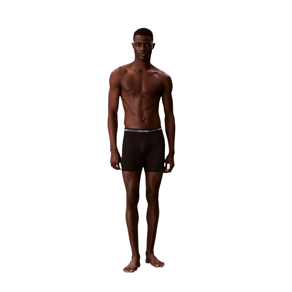 Schwarze Boxershorts aus recyceltem Polyester Calvin Klein Underwear