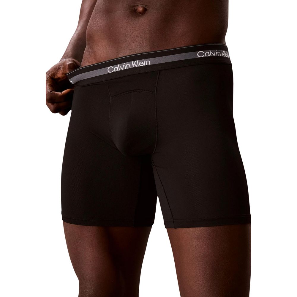Schwarze Boxershorts aus recyceltem Polyester Calvin Klein Underwear