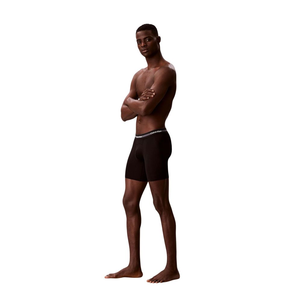 Schwarze Boxershorts aus recyceltem Polyester Calvin Klein Underwear