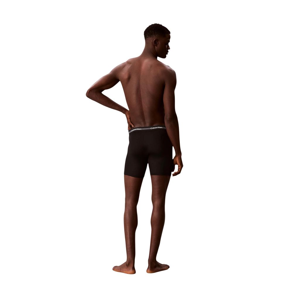 Schwarze Boxershorts aus recyceltem Polyester Calvin Klein Underwear