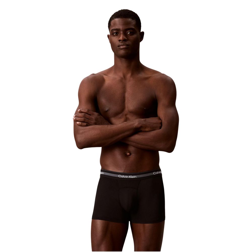 Schwarze Boxershorts aus recyceltem Polyester Calvin Klein Underwear