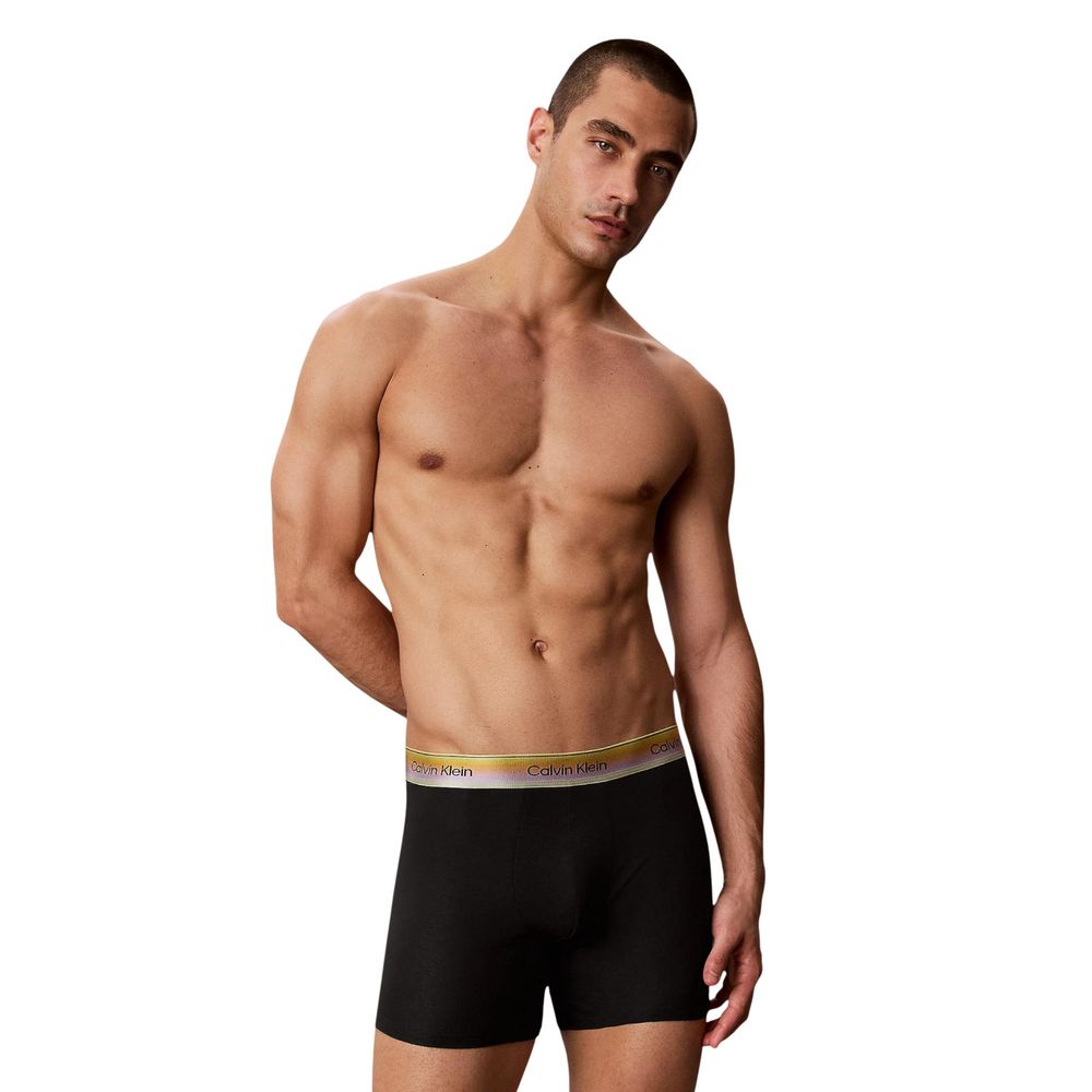 Schwarze Baumwollboxershorts Calvin Klein Underwear