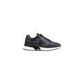 Graue Leder-Sneaker im Athletic-Look Guess