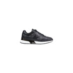 Graue Leder-Sneaker im Athletic-Look Guess