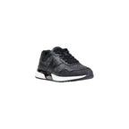 Graue Leder-Sneaker im Athletic-Look Guess