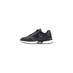 Graue Leder-Sneaker im Athletic-Look Guess