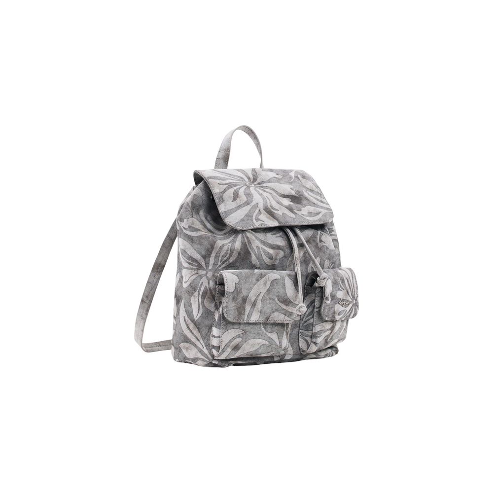 Grauer Baumwollrucksack Desigual