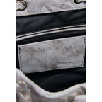 Grauer Baumwollrucksack Desigual