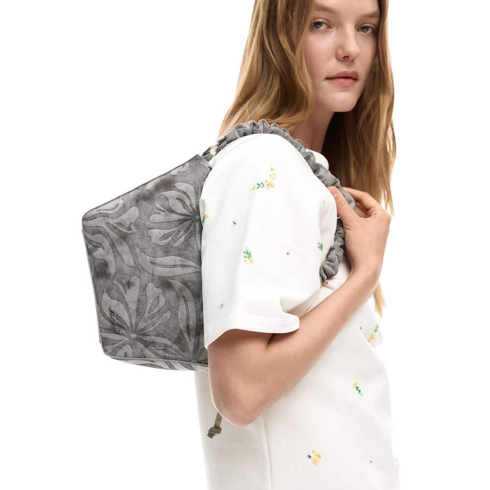 Graue Baumwolltasche Desigual