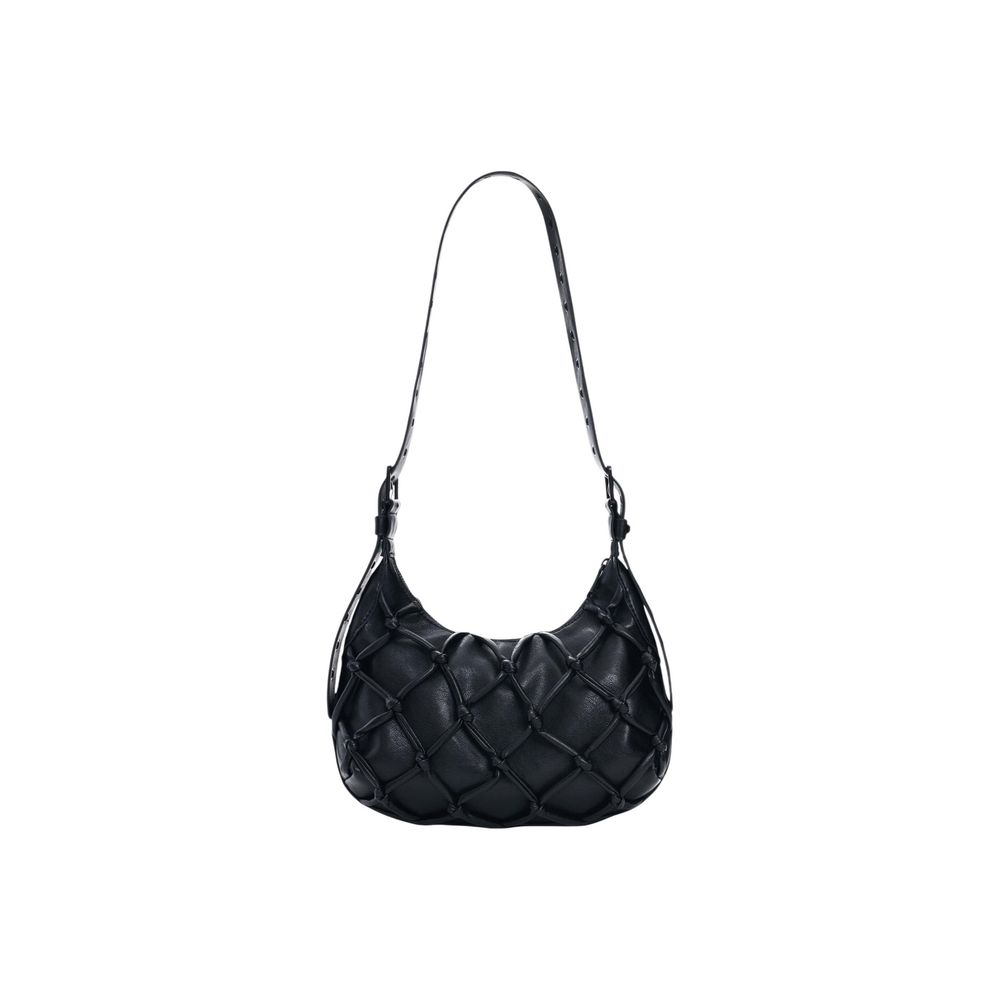 Schwarze Baumwoll-Handtasche Desigual