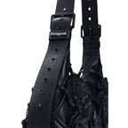 Schwarze Baumwoll-Handtasche Desigual