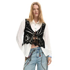 Weiße Baumwollbluse Desigual